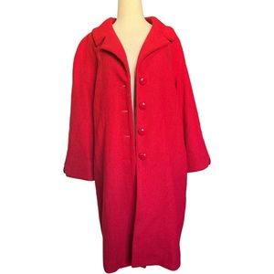 Tulle Red Women's Coat